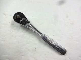 Vintage Craftsman Usa Quick Release 3/8 " Drive Ratchet Wrench 43784 Vg