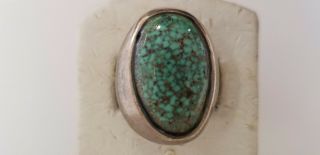 Sterling Silver/turquoise Mens Ring Size (9 1/2)