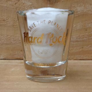 Hard Rock Cafe - Honolulu,  Hawaii " Shot Glass " Orig.