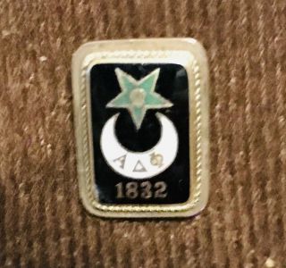 Solid Gold 1937 Alpha Delta Phi Badge. 2