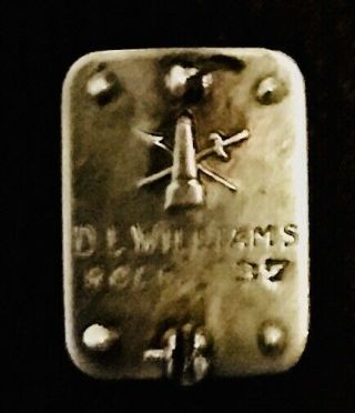 Solid Gold 1937 Alpha Delta Phi Badge. 3