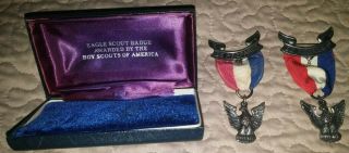 Vintage Eagle Scout Badges,  1940 