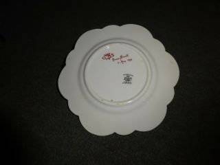 1897 Diamond Jubilee Queen Victoria Hand Painted Foley China Teaplate. 2