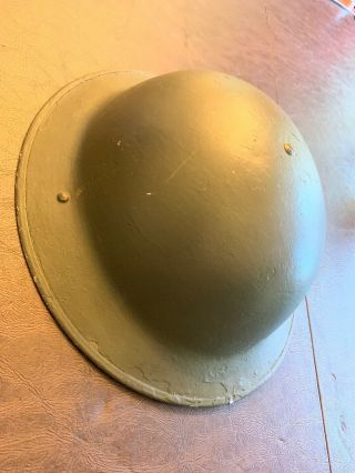 British Ww2 Brodie Helmet W/liner And Strap.  Eb Stamped