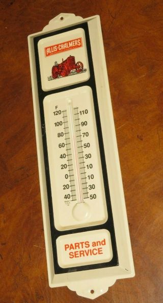 Allis Chalmers Tractor Thermometer Advertising Parts & Service (r506)