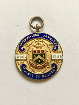 1929 Boy Scout World Jamboree Oldham RARE Medal 2