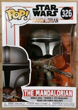 Funko Pop Star Wars The Mandalorian 326 Protector Of Baby Yoda 2019 Disney