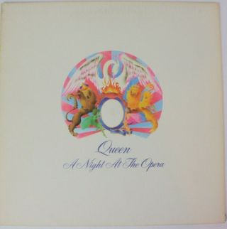 Queen A Night At The Opera Lp 1975 Vinyl Nm/vg,  7e - 1053 Hard Classic Prog Rock