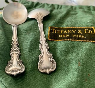 Antique Avalon Sterling Silver Soup Spoons (set Of 12) C.  1900