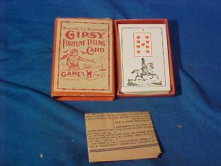1920s Madame Le Normands Gipsy Fortune Telling Card Game