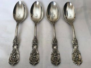 Reed & Barton Francis 1st Sterling Silver Serving Spoons,  4,  Old Mark