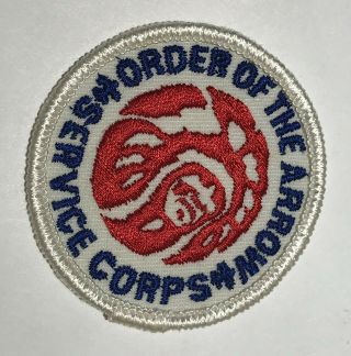 1977 National Jamboree Oa Service Corps Round Rc1