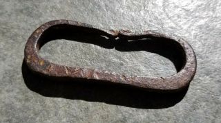 Ancient Roman Iron Fire Starter,  Engraved,  1st - 4th Century Ad,  70 X 29 Mm