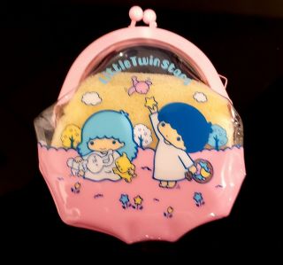 Vintage Sanrio Little Twin Stars Vinyl Coin Purse Hello Kitty Co.