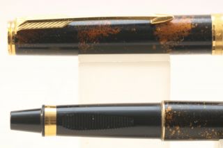 Vintage Parker Premier Chinese Lacquered Rollerball Pen,  Gt