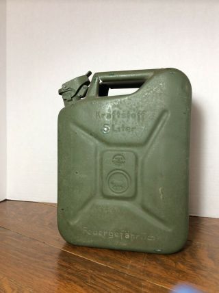 Vtg Wwii Kraftstoff 5 Liter German Military Gas Fuel Motorcycle Jerry Can Shtf