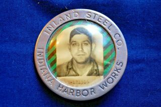 Inland Steel Co. ,  Indiana Harbor,  Wwii Era Employee Badge