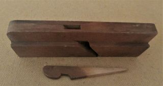 Antique Wood Moulding Molding Plane 9 1/2 