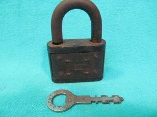 Vintage Heavy Duty Sargent Lock & Key 5g2