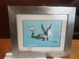 Bugs Bunny Animation Cel Sericel Signed And Numbered