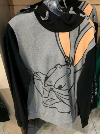 Six Flags Magic Mountain Looney Tunes Bugs Bunny Hoodie Sweater Medium