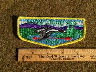 Vintage Boy Scouts Of America Patch Order Of The Arrow Flap Loon Lodge 364