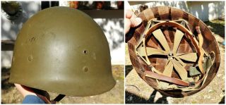 Wwii Era Us Military Westinghouse M1 Helmet Liner 1953a Sweatband Headband Strap