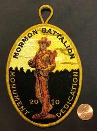 Bsa Boy Scout Lds Latter - Day Saints 2010 Mormon Battalion Dedication Patch Tough