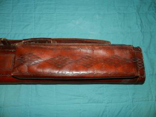 Vintage 1992 Leather J&J Cases Pool Cue Case Carry Bag 2
