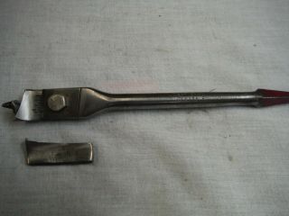 Vintage Craftsman Adjustable Auger Bit Brace Drill Bit W/two Cutters