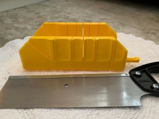 Stanley Clamping Miter Box W/ 14in Saw