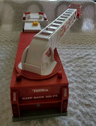 Tonka 328 Truck Fire Department Hooked Ladder 29 " Long