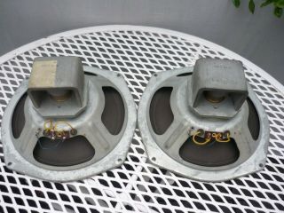 Matched Pair Siemens Vintage Full Range Speakers 8 " 1950s