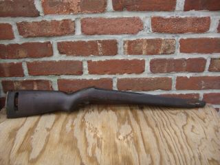 Ww2 Winchester Manufactured M1 Carbine Stock With Metal Gunsmiths Estate