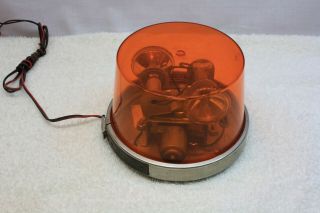 Dietz Co.  7 - 05 Rotating Beacon Light Amber Dome 12v S.  A.  E.  - W3 - 70