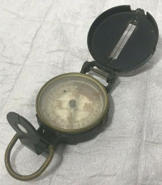 Vintage Superior Magneto Us Army Corps Of Engineers Ww2 Era Compass 7 - 45 Militar
