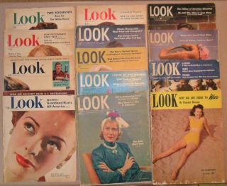 13 Look Magazines From The 1940 