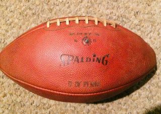 Vintage 1960 ' s Spalding J5 - V Inter - Collegiate Univ.  of Penn Quakers Football 2