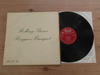 The Rolling Stones - Beggars Banquet - 1st Uk Mono Press - Audio - Vg,  Vg Lp 1968