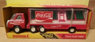 Vintage Buddy L Coca - Cola Semi - Truck.  1979 - Nib
