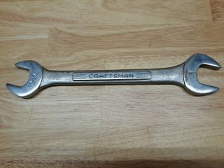 Vintage Craftsman 15/16 " X 1 " Double Open End Wrench =v= Series Usa Made