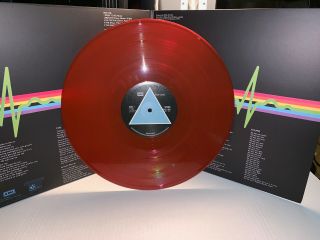 Pink Floyd,  Dark Side Of The Moon,  Red Marbled Colored Vinyl Lp,  Gtfld