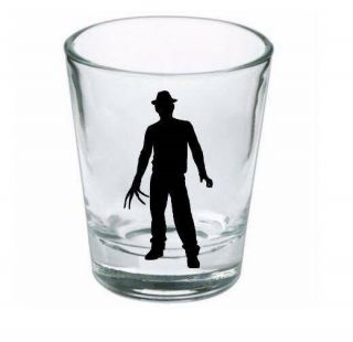 Freddy Krueger Nightmare On Elm Street Shot Glass Horror Halloween Alcohol