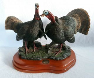 National Wild Turkey Federation Nwtf Medallion Series Turkey Statue Figurine
