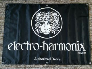 Electro Harmonix Guitar Bass Effects Pedals Dealer Advertising Banner Sign