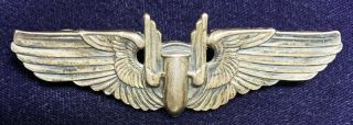 Wwii Ww2 Us Army Air Corps 3 Inch Sterling Air Gunner Wings Cb