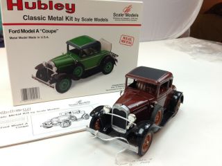 Hubley Ford Model A " Coupe " Built Metal Kit By Scale Models 1:20