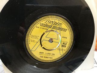 The Ronettes - Baby,  I Love You/miss Joan And Mr.  Sam London Promo Hl9826