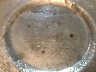 VINTAGE ALUMINUM WARE LAZY SUSAN RODNEY KENT SERVICE CO HAND WROGHT HAMMERED 413 3