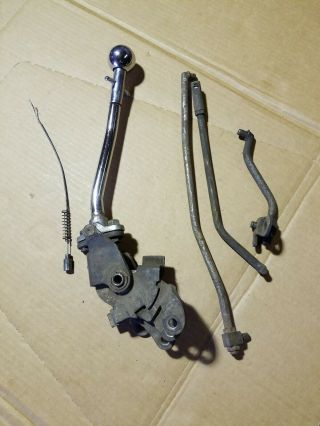 Vintage 1966 Chevrolet " Chevelle 4 - Speed Shifter " Plus Linkage Rods